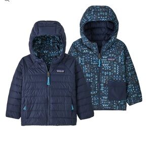 Patagonia Kids' Reversible Navy Jacket